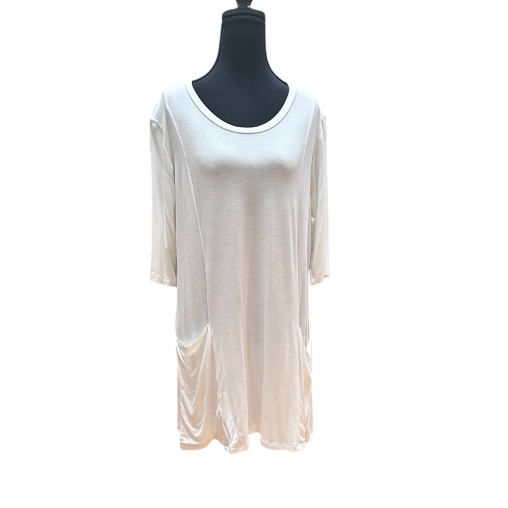 Popana Women’s Tunic Top 3/4 sleeves with pockets. XL NWOT